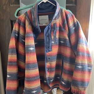 Cropped American Eagle Fleece